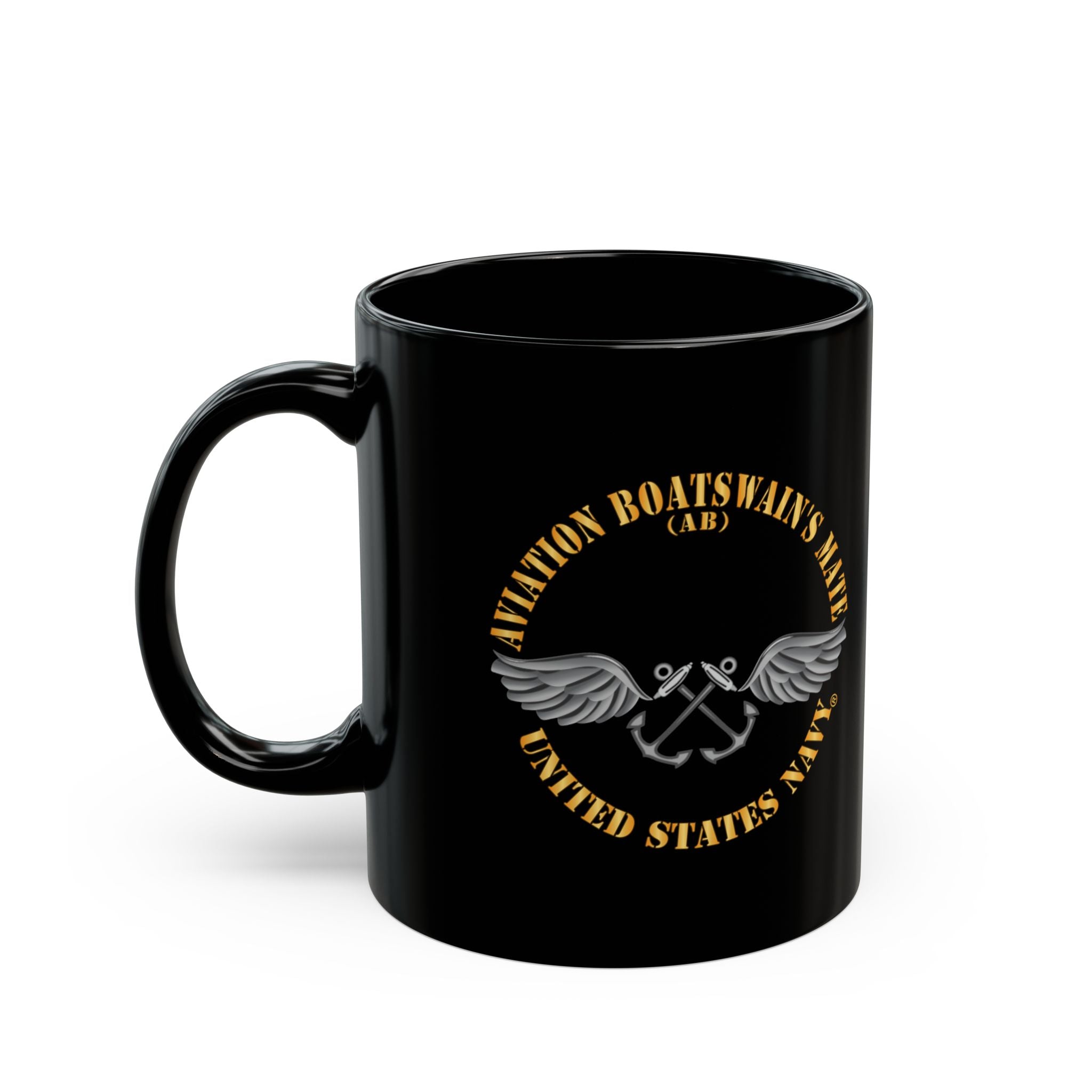 Black Mug (11oz, 15oz) - Navy - Rate - Aviation Boatswain's Mate (AB) X 300