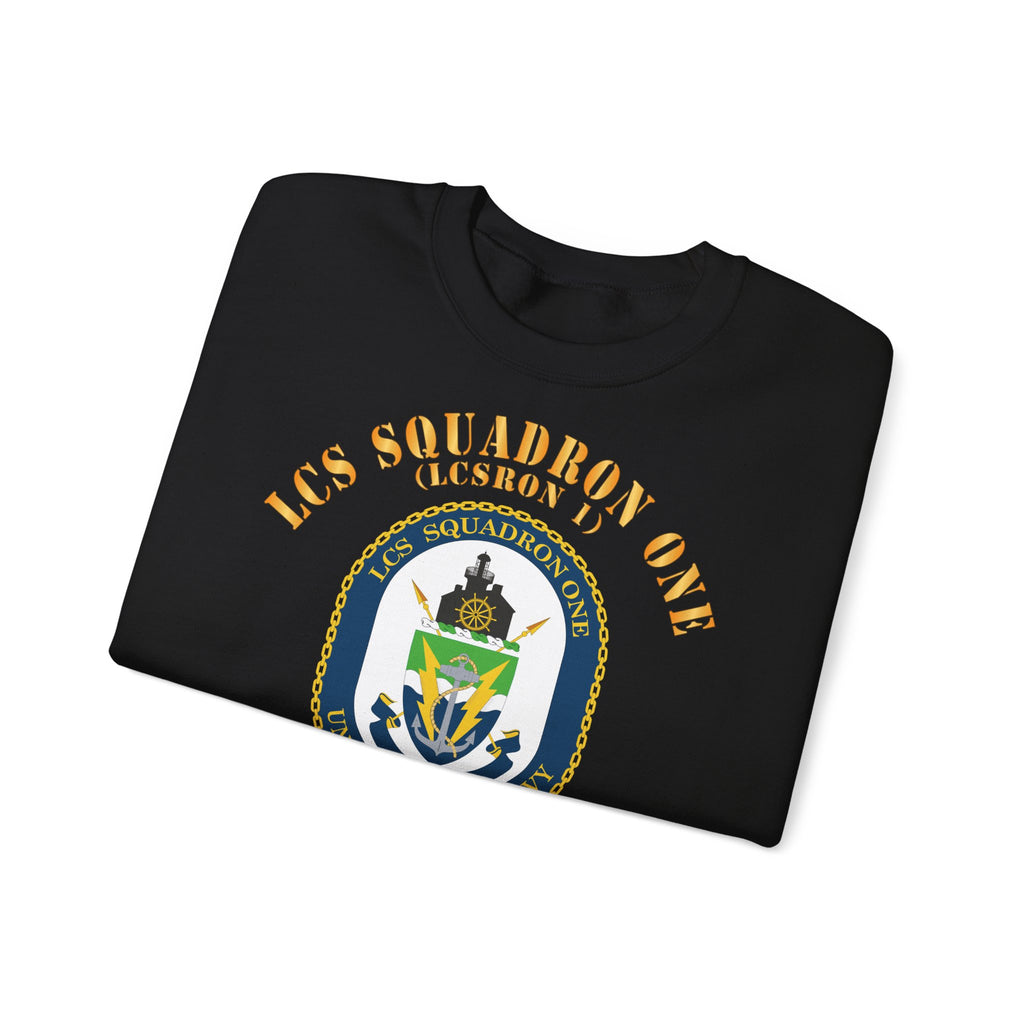 Unisex Heavy Blend™ Crewneck Sweatshirt - Navy - LCS Squadron One (LCSRON 1)
