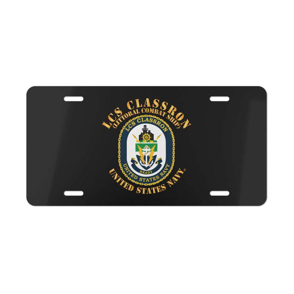 Vanity License Plate - Navy - LCS Classron (Littoral Combat Ship)