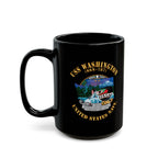 Black Mug (11oz, 15oz) - Navy - USS Washington (SSN-787) X 300