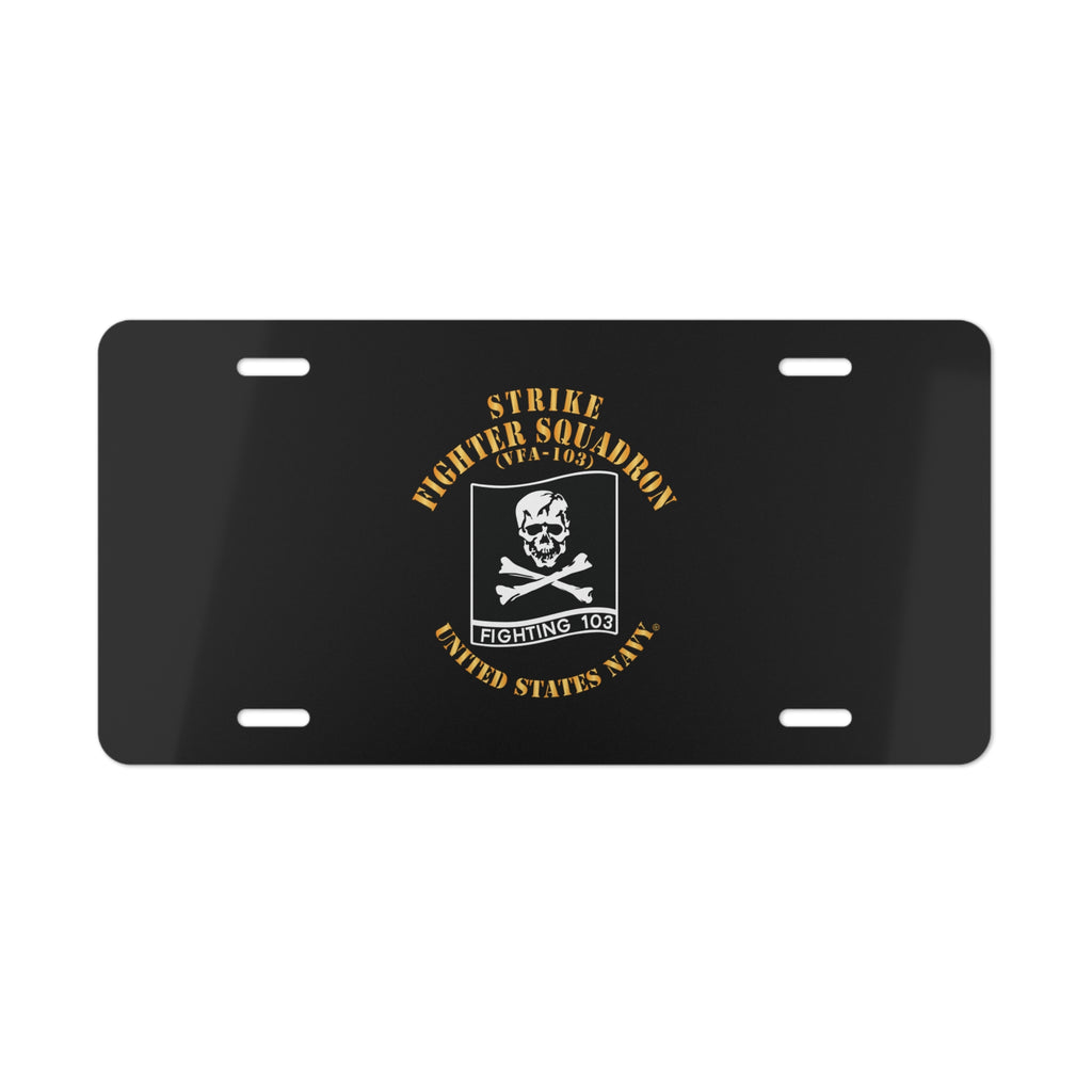 Vanity License Plate - Navy - Strike Fighter Squadron 103 (VFA-103)
