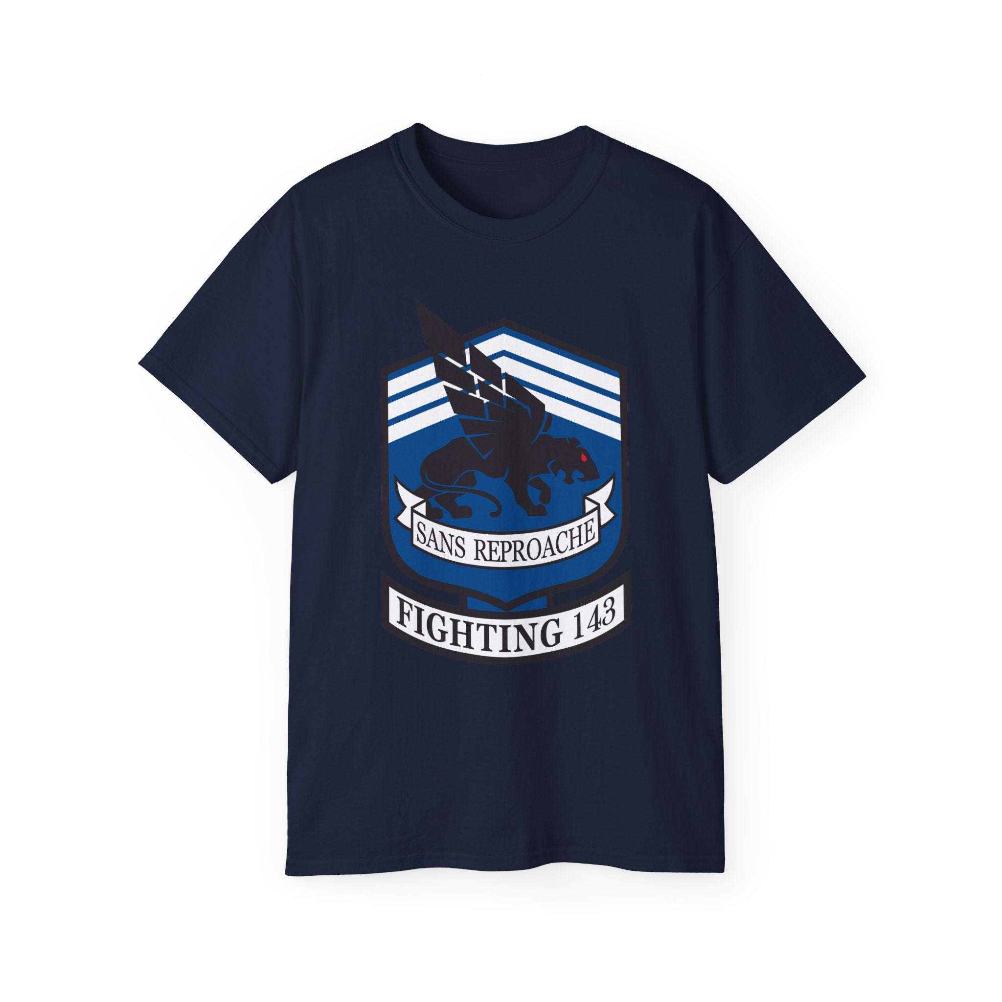 Unisex Ultra Cotton T-Shirt - Navy - Strike Fighter Squadron 143 (VFA-143) wo txt