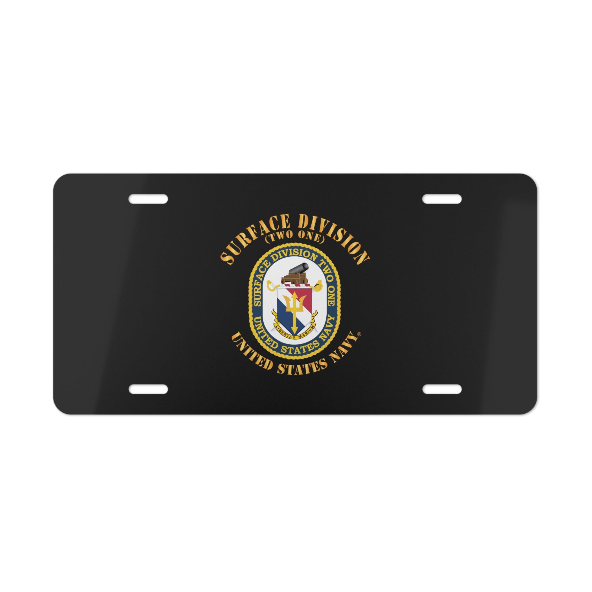 Vanity License Plate - Navy - Surface Division 21