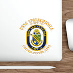 Die-Cut Vinyl Sticker - Navy - USNS Apalachicola (T-EPF 13)