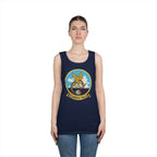 Unisex Heavy Cotton Tank Top - Navy - Helmineron Twelve (HM-12) wo Txt