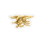 Die-Cut Vinyl Sticker - Navy - Badge - Special Warfare insignia wo txt - 3D - Enhanced