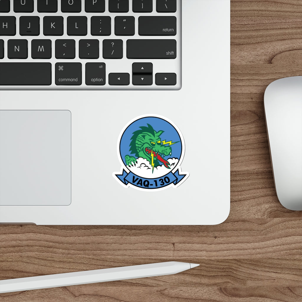 Die-Cut Vinyl Sticker - Navy - Electronic Attack Squadron 130 (VAQ-130) wo txt