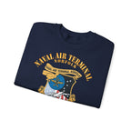 Unisex Heavy Blend™ Crewneck Sweatshirt - Navy - Naval Air Terminal Norfolk
