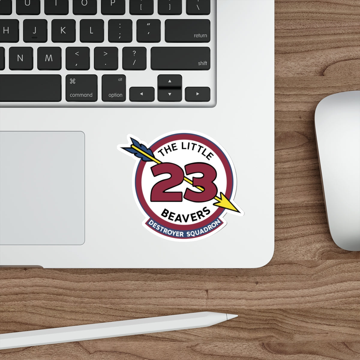 Die-Cut Vinyl Sticker - Navy - Destroyer Squadron 23 (DESRON-23) wo Txt