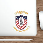 Die-Cut Vinyl Sticker - Navy - USS Ranger (CV-61) X 300