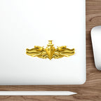 Die-Cut Vinyl Sticker - Navy - Badge - Surface Warfare Officer (SWO) wo txt - 3D - Enhanced