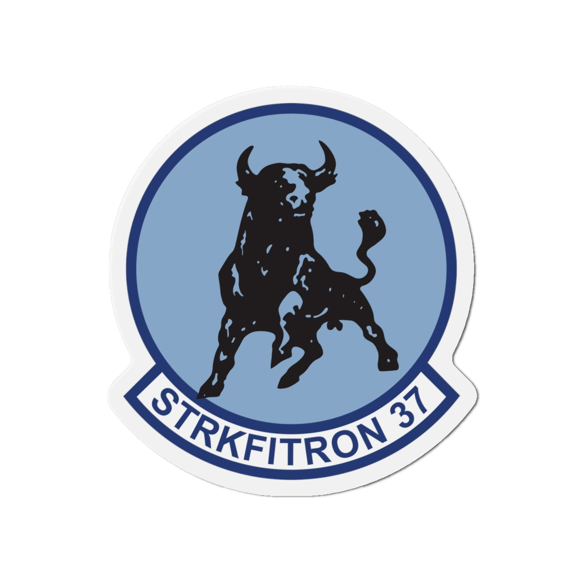 Die-Cut Magnet - Navy - Strike Fighter Squadron 37 (VFA-37) wo txt