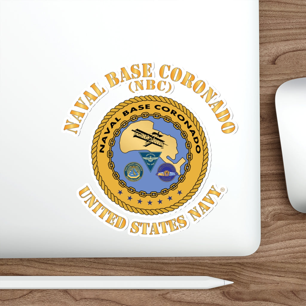 Die-Cut Vinyl Sticker - Navy - Naval Base Coronado(NBC)