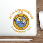 Die-Cut Vinyl Sticker - Navy - Naval Base Coronado(NBC)
