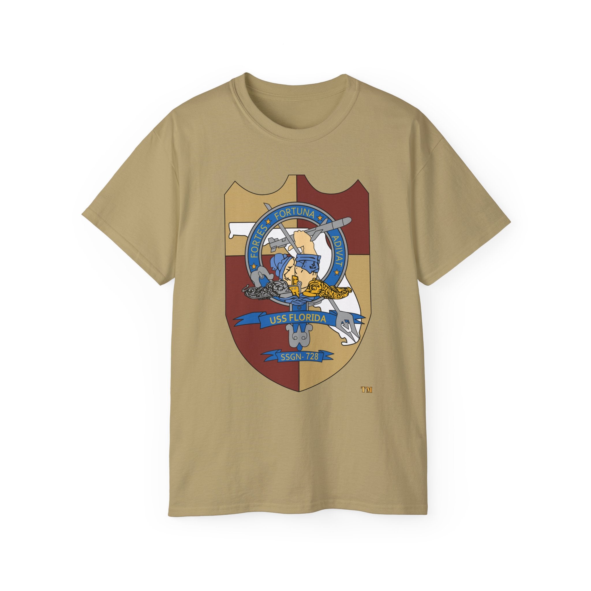 Unisex Ultra Cotton T-Shirt - Navy - USS Florida (SSGN-728) wo txt