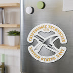 Die-Cut Magnet - Navy - Rate - Cryptologic Technician (CT)