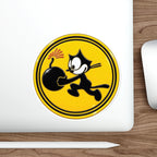 Die-Cut Vinyl Sticker - NAVY - VF - 3 - WWII Felix Insignia - 3D - Enhanced