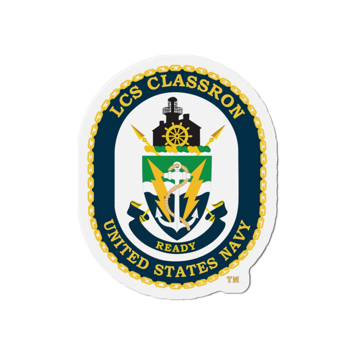 Die-Cut Magnet - Navy - LCS Classron (Littoral Combat Ship) wo txt