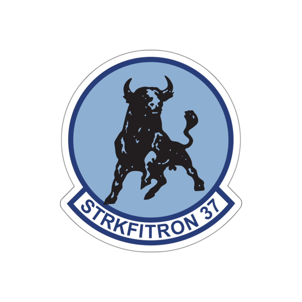 Die-Cut Vinyl Sticker - Navy - Strike Fighter Squadron 37 (VFA-37) wo txt