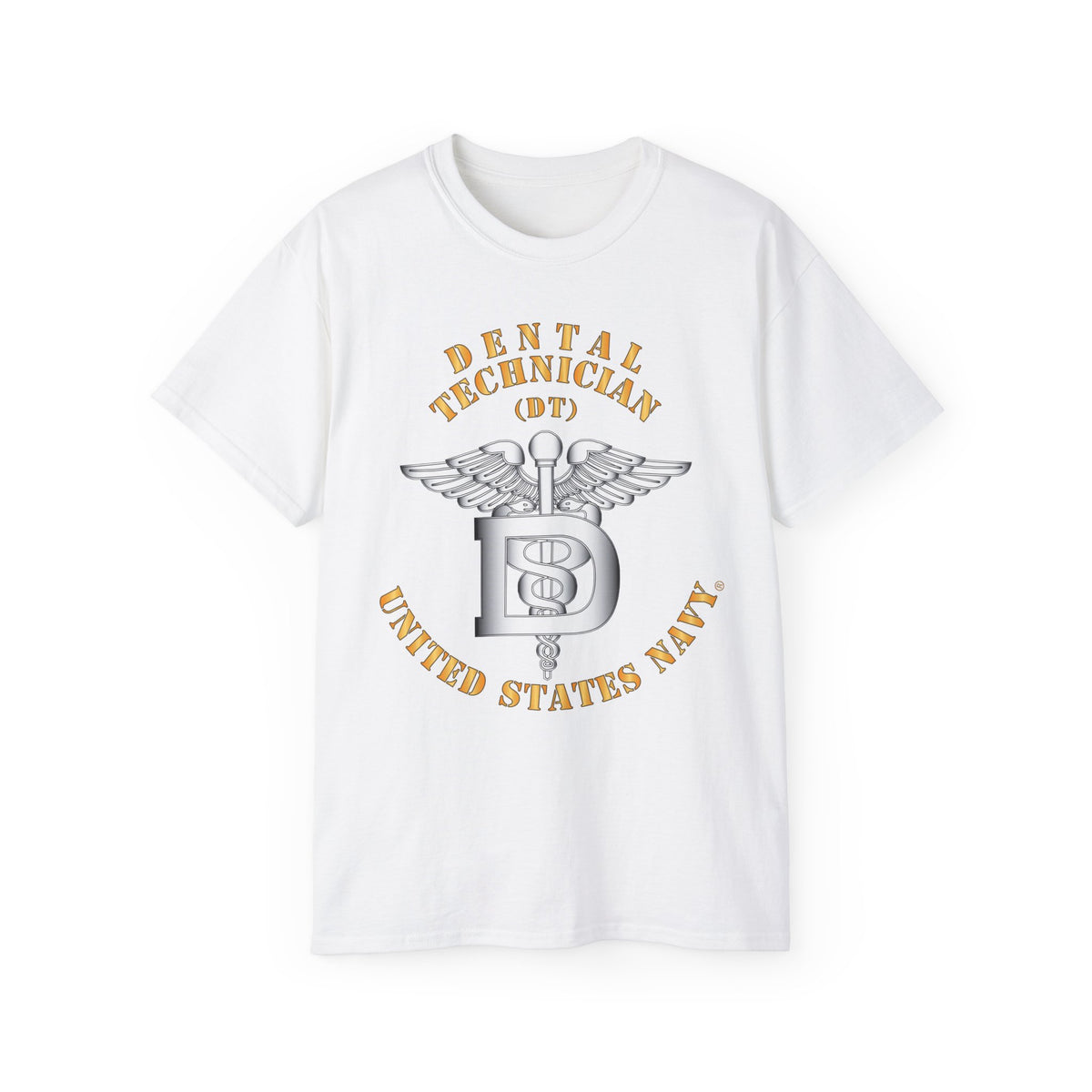 Unisex Ultra Cotton T-Shirt - Navy - Rate - Dental Technician (DT)