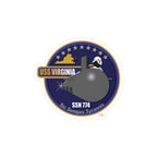 Kiss-Cut Vinyl Decal - Navy - USS Virginia (SSN-774) wo txt X 300