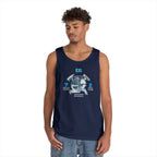 Unisex Heavy Cotton Tank Top - Navy - CG 72 - Engineering Department