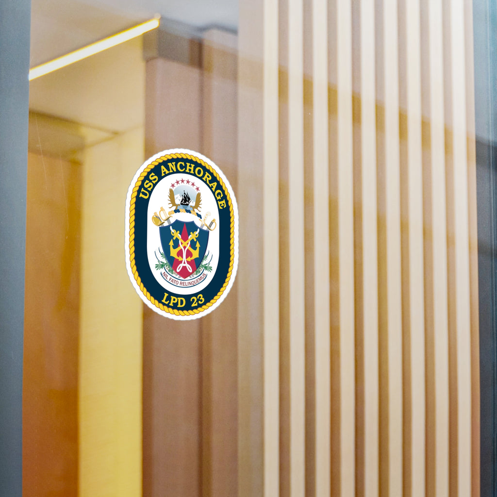 Kiss-Cut Vinyl Decal - Navy - USS Anchorage (LPD-23) wo txt