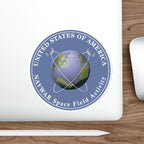 Die-Cut Vinyl Sticker - NAVWAR Space Field Activity wo Txt X 300