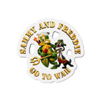 Die-Cut Magnet - Navy - SOF - Sammy - Freddie - Go to War - 3D - Enhanced