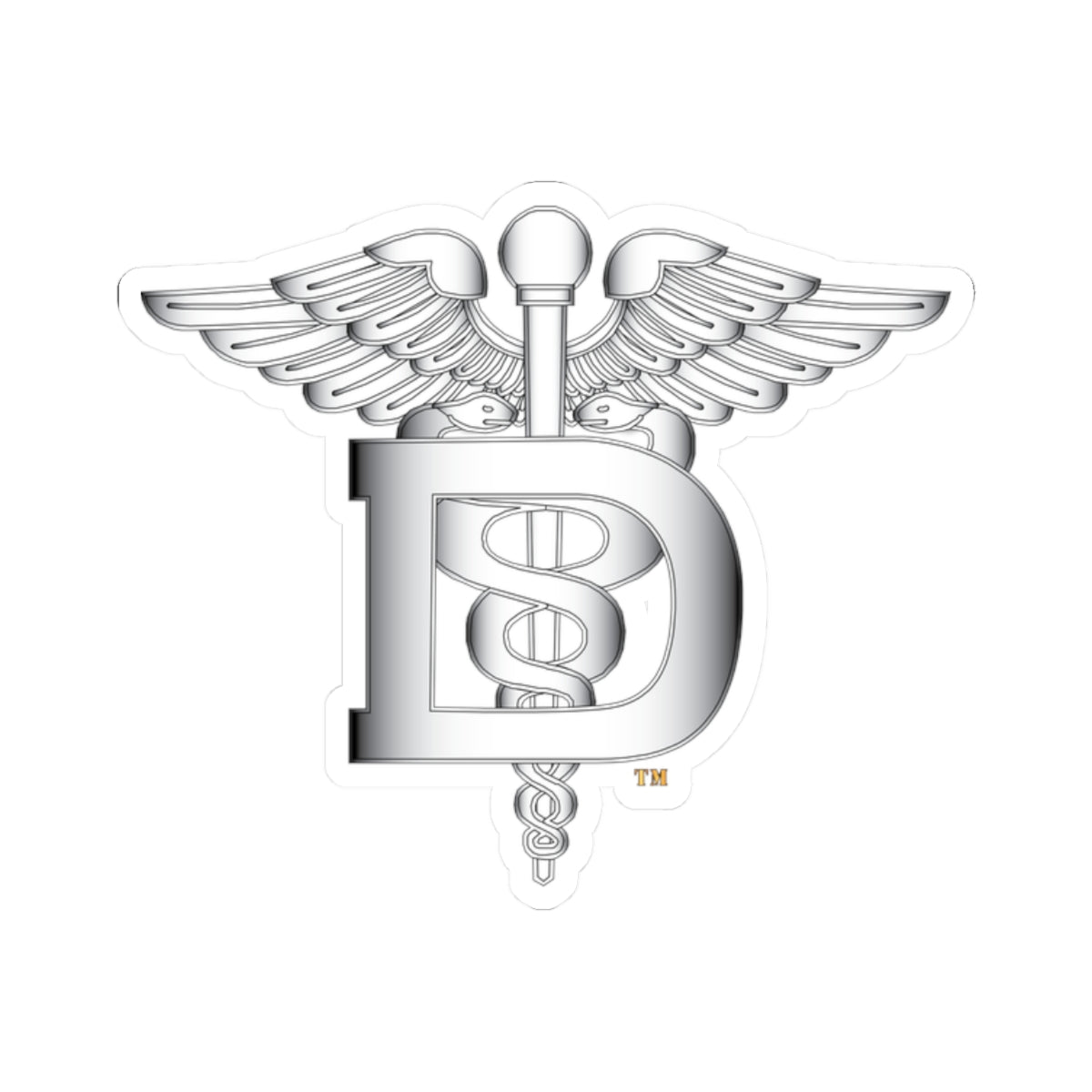 Kiss-Cut Stickers - Navy - Rate - Dental Technician (DT) wo txt