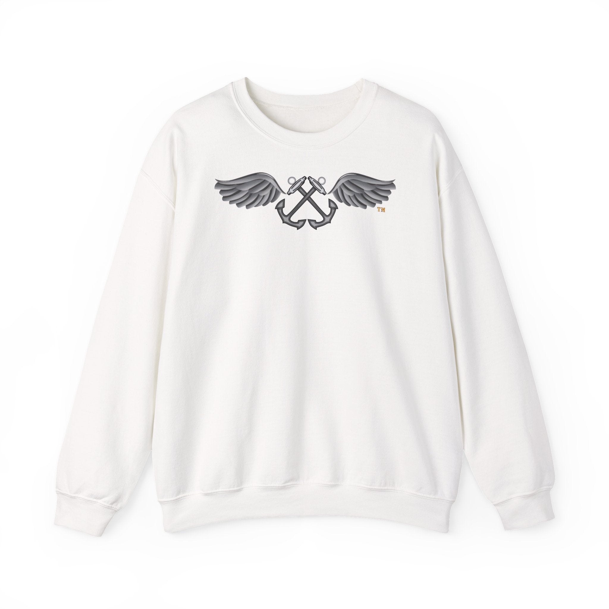 Unisex Heavy Blend™ Crewneck Sweatshirt - Navy - Rate - Aviation Boatswain's Mate (AB) wo txt X 300