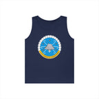 Unisex Heavy Cotton Tank Top - USS Dwight D. Eisenhower (CVN-69) Crest wo Txt
