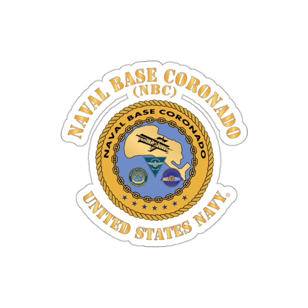 Die-Cut Vinyl Sticker - Navy - Naval Base Coronado(NBC)