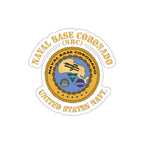 Die-Cut Vinyl Sticker - Navy - Naval Base Coronado(NBC)