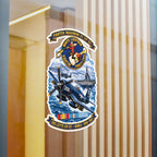 Kiss-Cut Vinyl Decal - NAVY - VF 32  -White Lightnin - Fightin 32 - SSI - USS Leyte (CV32) - F4U-4 Corsair - Korea - 1950-1951- 3D - Enhanced