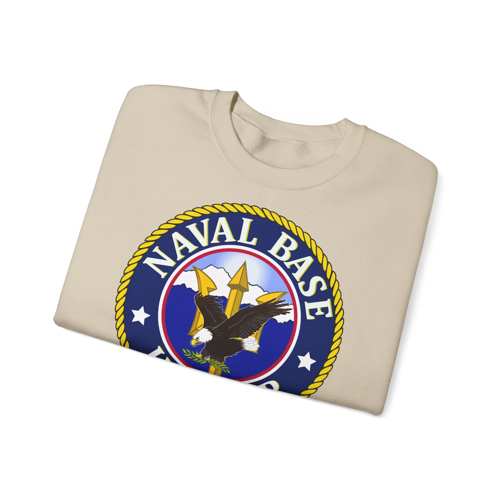 Unisex Heavy Blend™ Crewneck Sweatshirt - Navy - Naval Base Kitsap wo txt