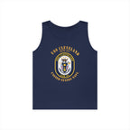 Unisex Heavy Cotton Tank Top - Navy - USS Cleveland (LCS-31)