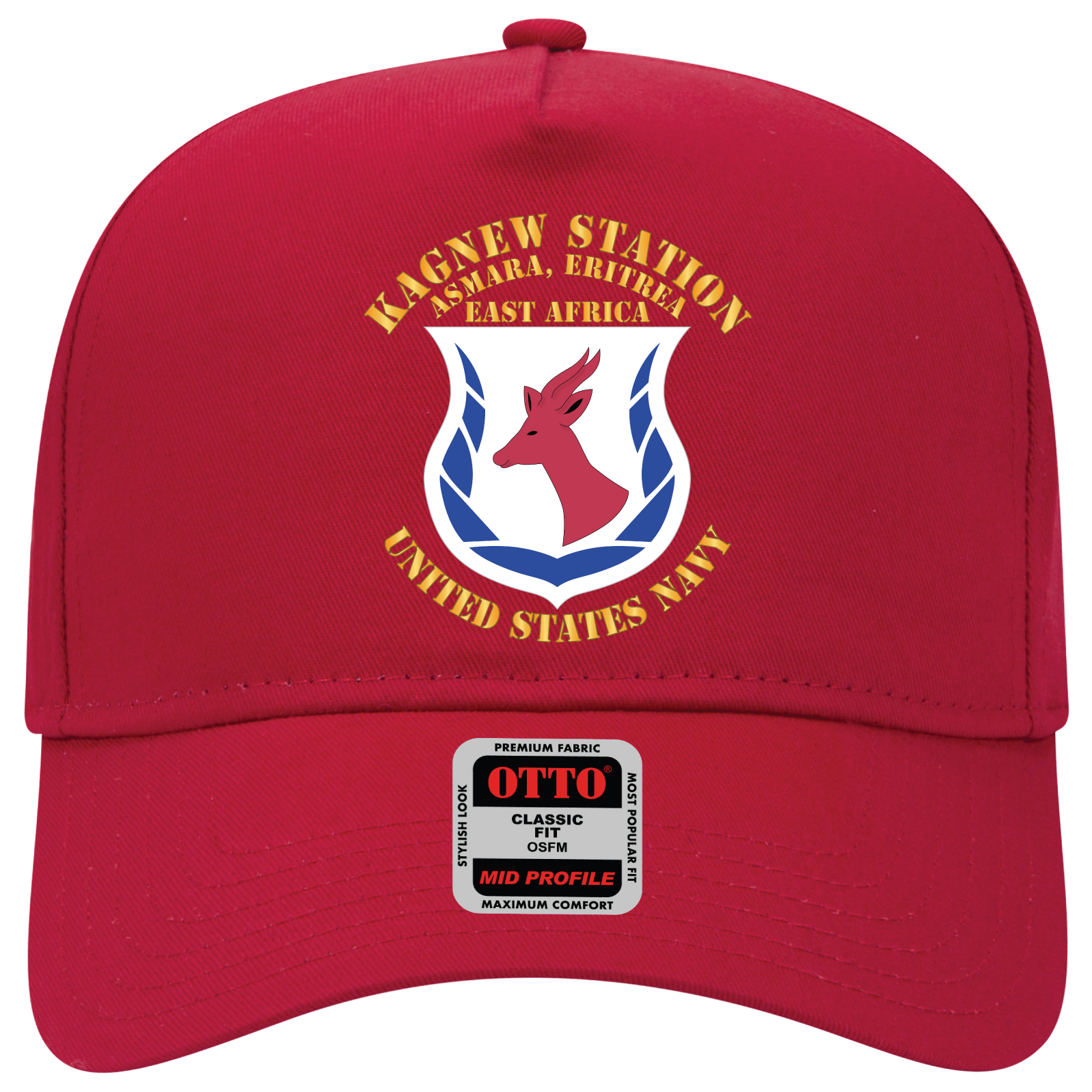 Baseball Cap - Navy - Kagnew Station - Asmara, Eritrea - East Africa