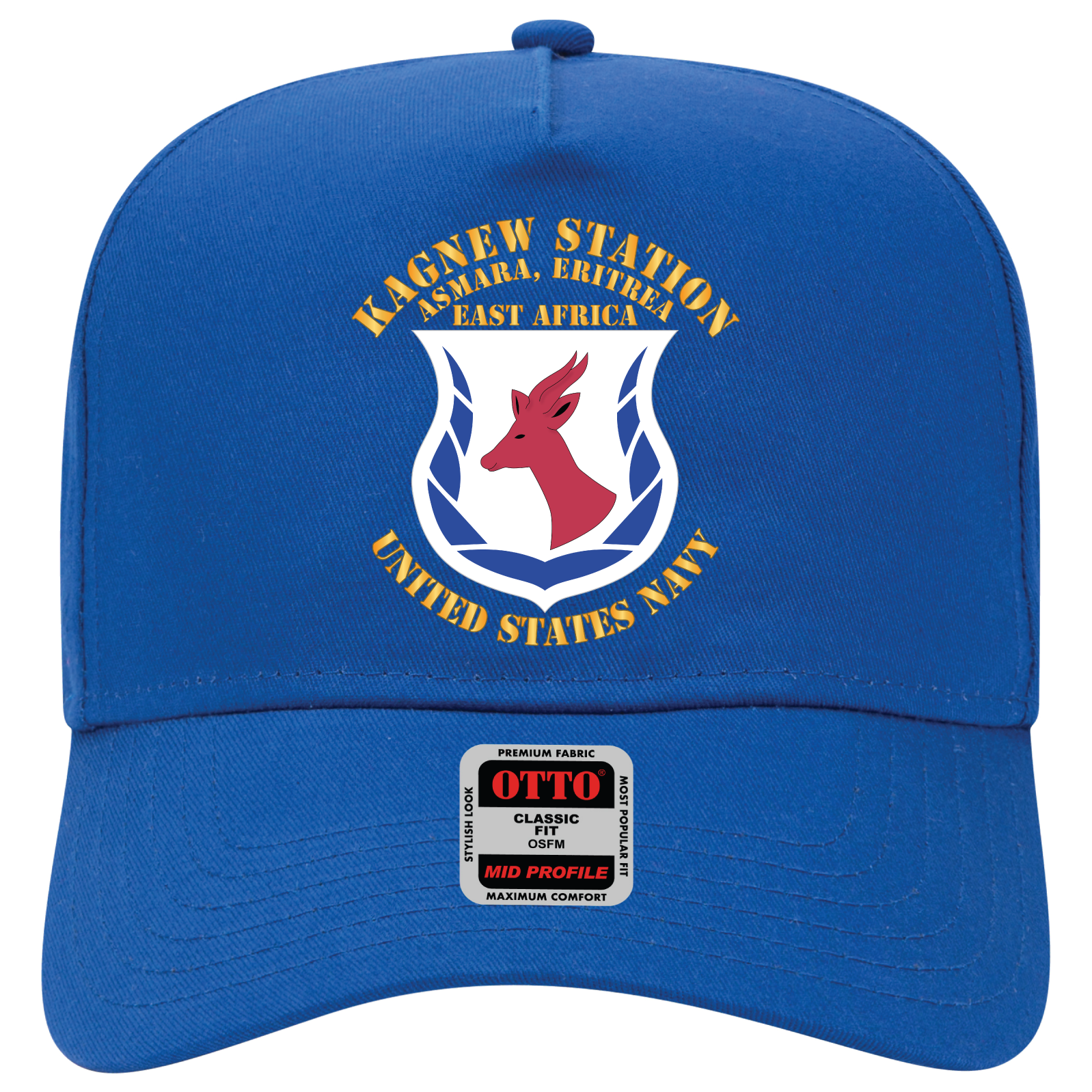 Baseball Cap - Navy - Kagnew Station - Asmara, Eritrea - East Africa