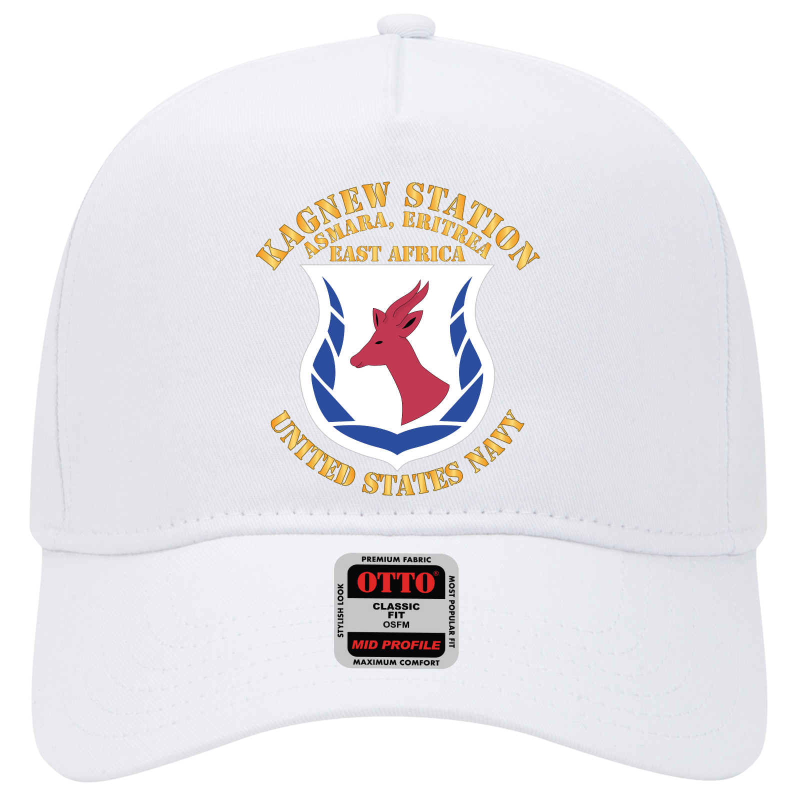 Baseball Cap - Navy - Kagnew Station - Asmara, Eritrea - East Africa